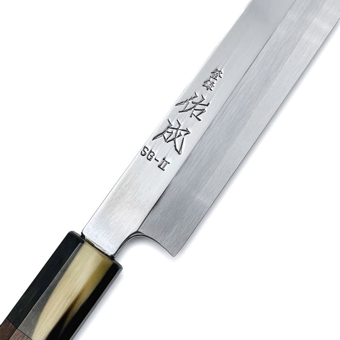 Sukenari SG2 Yanagi 240mm (9.4") with Rosewood handle.