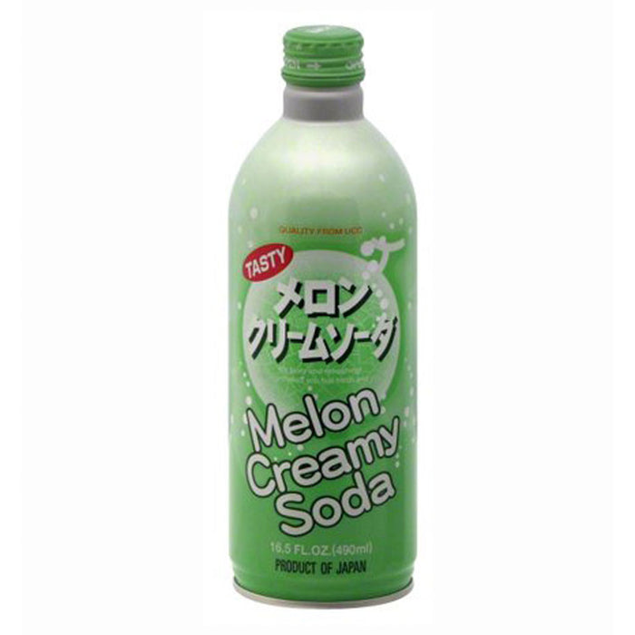 UCC Melon Cream Soda 16.5  fl oz (490ml) x 24 bottles