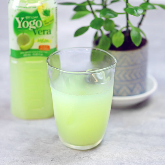 Wang Yogo Vera Melon Non-Carbonated Drink With Aloe Vera 16.9 fl oz (500ml) x 20 bottles