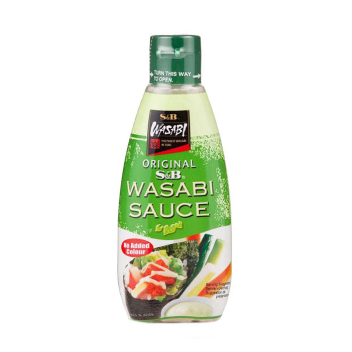 S&B Wasabi Sauce No-Color Added 5.3 fl oz (157 ml) x 6 bottles
