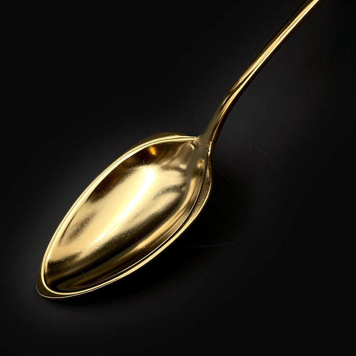 Gestura 1 Tbsp Kitchen Spoon Stainless Steel Gold Plated 9"
