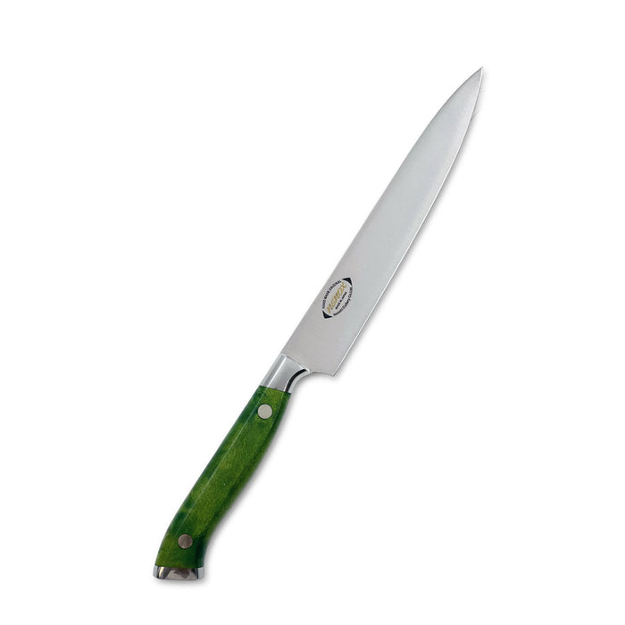 Nenox Petty 150mm (5.9") Green Stabilized Wood Handle with Saya Cover