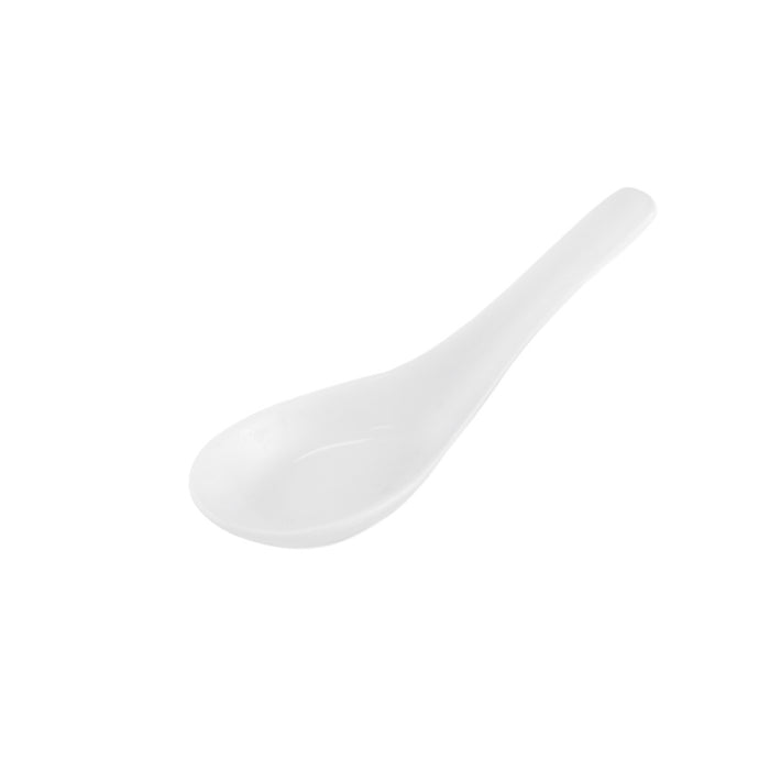 White Ceramic Renge Ramen Spoon