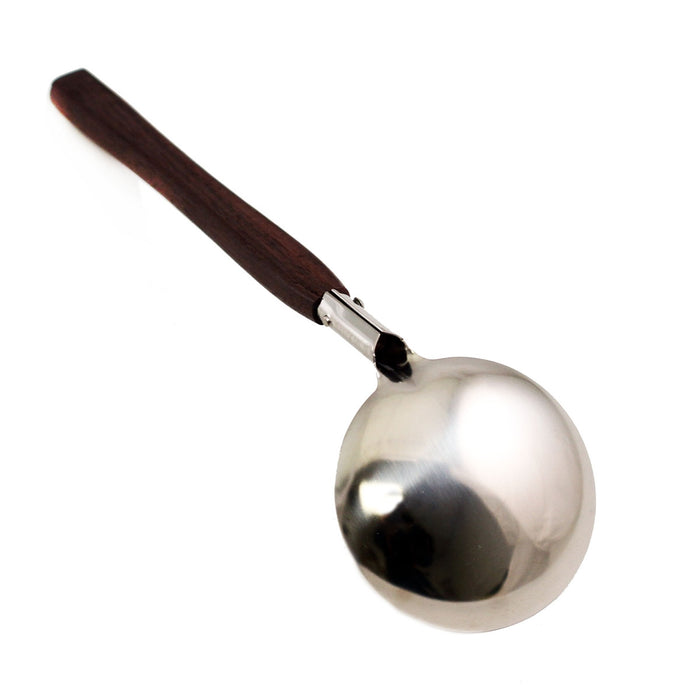 Stainless Steel Serving Spoon with Wooden Handle