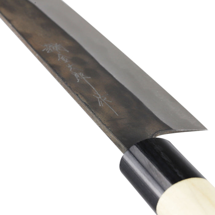 Yoshimi Kato White #2 Kurouchi Santoku 165mm (6.5")