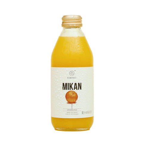 Kimino Sparkling Mikan Mandarin Orange Juice 8.45 fl oz (250ml) x 24 bottles