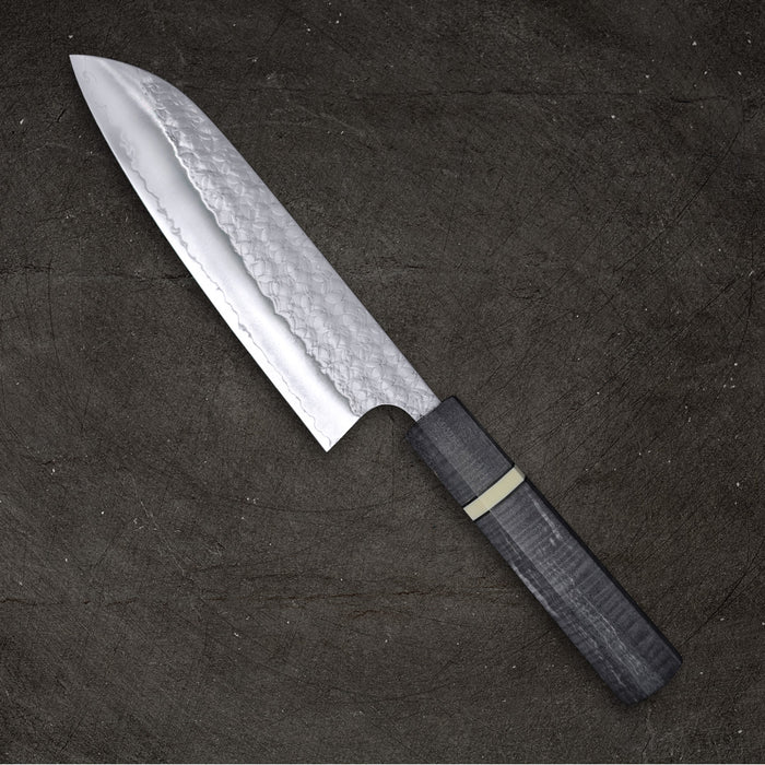 Yoshimi Kato SG2 Minamo Santoku 165mm Back