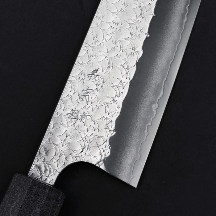 Yoshimi Kato SG2 Minamo Santoku 165mm Engrave