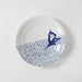 Shichita Someneko Hyoretsumon Blue Cat Plate Kozara 5.1" dia