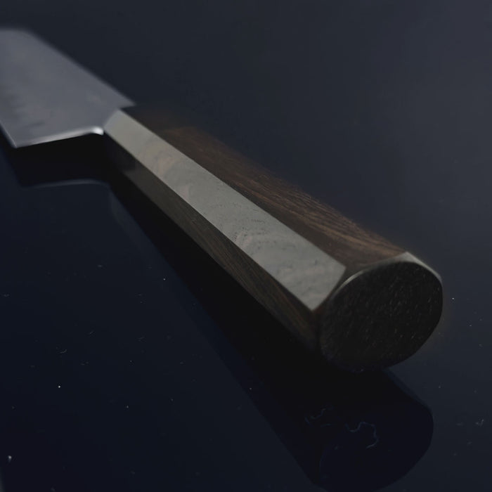 Ittosai Kotetsu Blue #1 Damascus Kengata Gyuto 240mm with Ebony Handle Handle