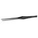Chef Tongs Stainless Steel Special Sharp Plating Tweezers 8.25" (210mm) - Black Oxide