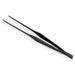 Chef Tongs Stainless Steel Special Sharp Plating Tweezers 8.25" (210mm) - Black Oxide