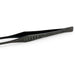 Chef Tongs Stainless Steel Special Sharp Plating Tweezers 8.25" (210mm) - Black Oxide