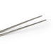 Chef Tongs Stainless Steel Offset Plating Tweezers 7.5" (190mm) - Stainless Steel