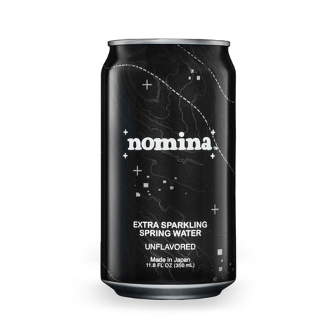 Nomina Premium Extra Sparkling Japanese Spring Water 11.8 fl oz (350ml) Pack of 24