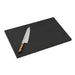 Parker Asahi Rubber Matte Black Pro Cutting Board 19.7" x 13" x 0.75" H with Gyuto 210mm