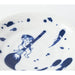 Shichita Someneko Fukisumi Blue Cat Plate Kozara 5.1" dia