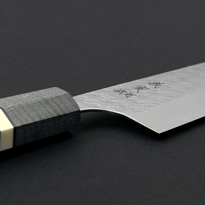 Yoshimi Kato SG2 Minamo Kiritsuke Gyuto 210mm Heel