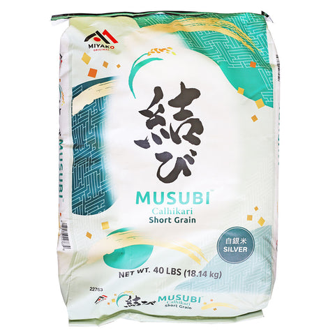 Musabi Rice Musubi Calhikari Short Grain White Rice 40 lbs (18.14kg) — MTC Kitchen