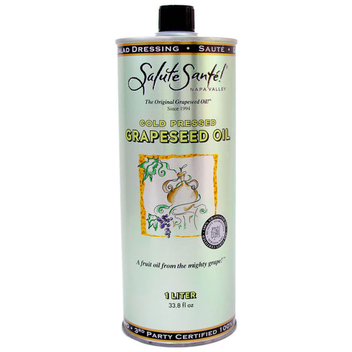 Salute Sante Cold Pressed Grape Seed Oil 33 fl oz