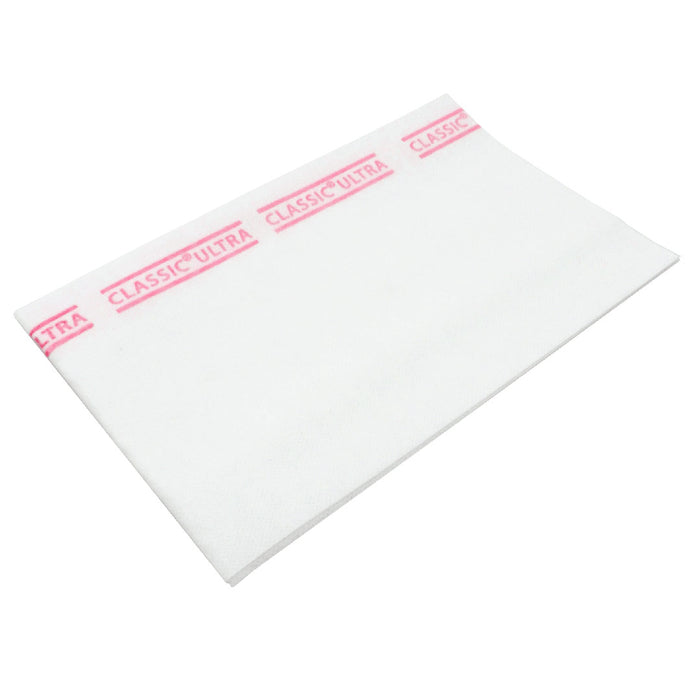 MDI Pro-Series Classic Ultra Foodservice Towels White w/red stripe 21.5" x 13" (72/case)