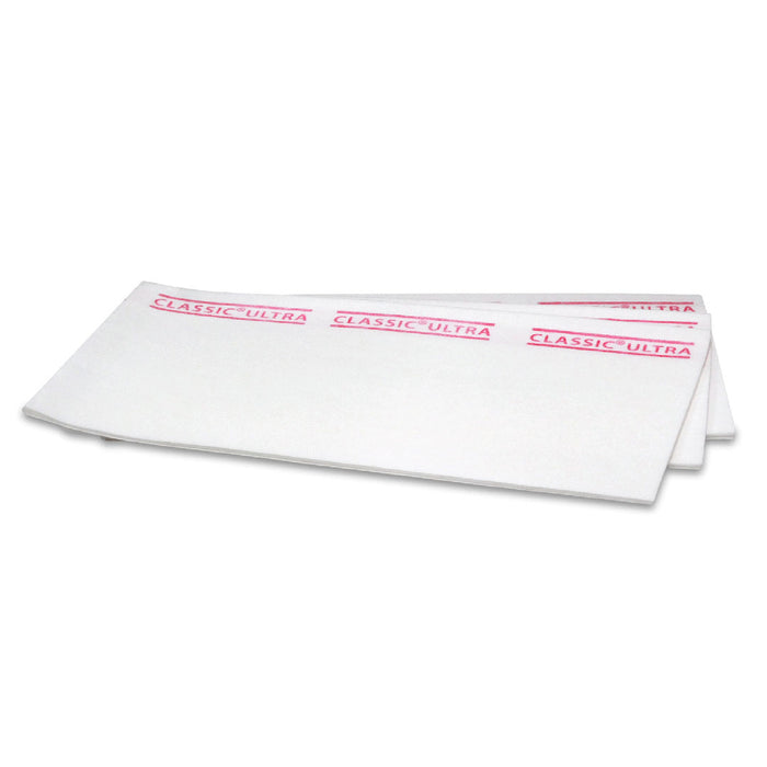 MDI Pro-Series Classic Ultra Foodservice Towels White w/red stripe 21.5" x 13" (72/case)