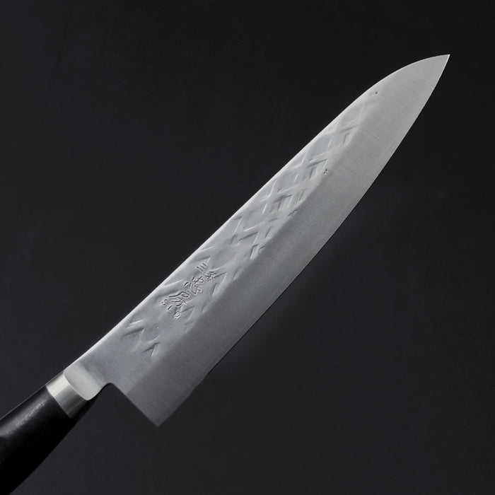Tadafusa SLD Petty 150mm Hammered Ebony Handle Blade