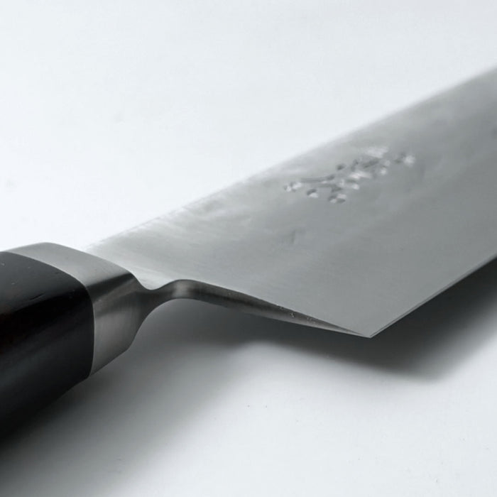Tadafusa SLD Petty 150mm Hammered Ebony Handle Heel