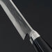 Tadafusa SLD Petty 150mm Hammered Ebony Handle Spine at Heel