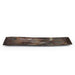 Kanayama Matte Brown Rimmed Rectangular Sashimi Plate 11.6" x 3"