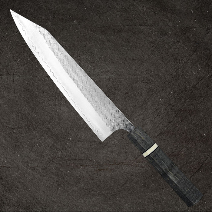Yoshimi Kato SG2 Minamo Kiritsuke Gyuto 240mm Back