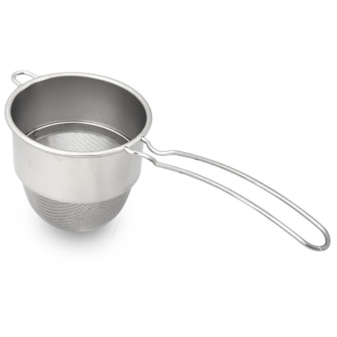 Three Snow Stainless Steel Fine Mesh Deep Tea Strainer (Chakoshi) 3.25