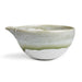 Green Reactive Glaze Katakuchi Matcha Tea Latte Bowl with Spout