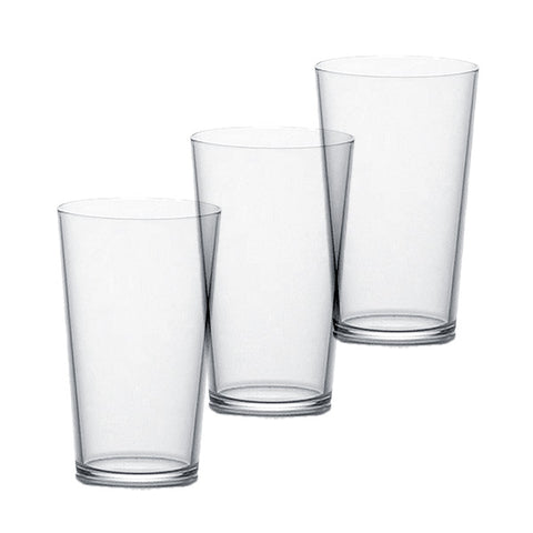 Tener Durable Lightweight Glass Tumbler 8.5 fl oz (Set of 3)