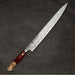 Sakai Takayuki Grand Chef SP Type III Sujihiki 240mm (9.4") Volcaneo Red Stabilized Hybrid Resin Handle
