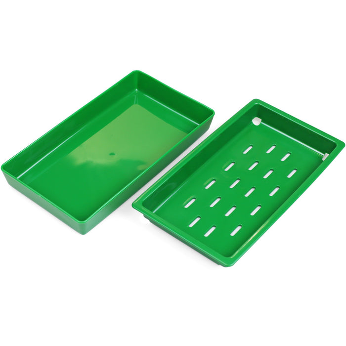 Green Plastic Sushi Neta Plate 8.9" x 5"