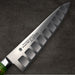 Sakai Takayuki Grand Chef SP Type III Gyuto 210mm Jungle-Green Stabilized Hybrid Resin Handle Blade
