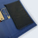Canvas 6 Slots Knife Roll with Utility Pouch - Indigo Blue