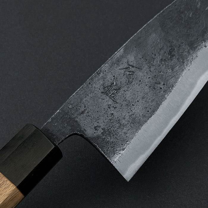 Ishizuchi Blue #2 Kurouchi Deba 150mm Brand Engrave