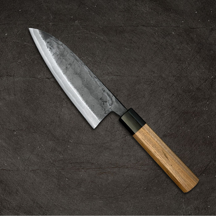 Ishizuchi Blue #2 Kurouchi Deba 165mm Back Side