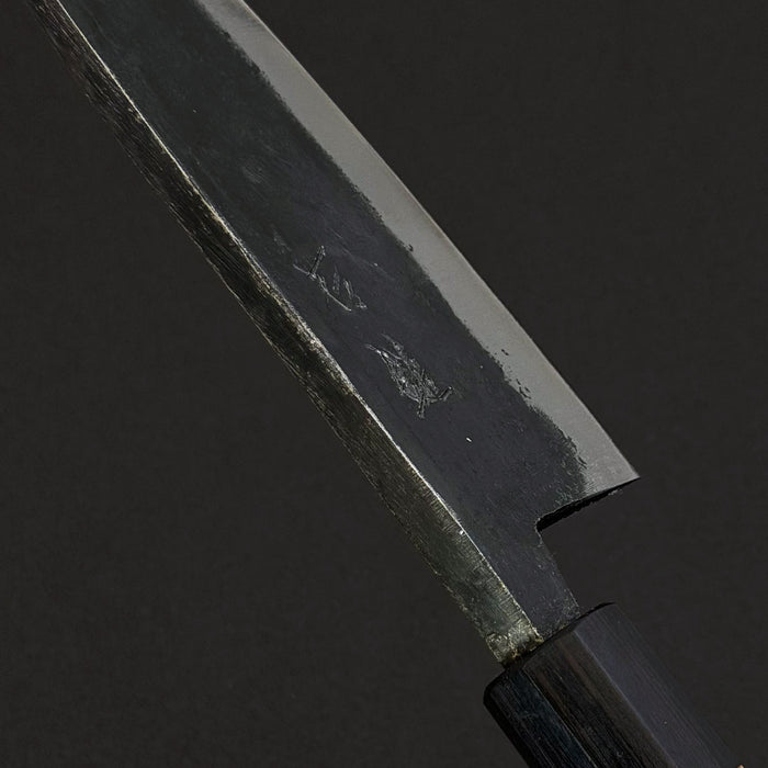 Ishizuchi Blue #2 Kurouchi Deba 165mm Spine at Heel