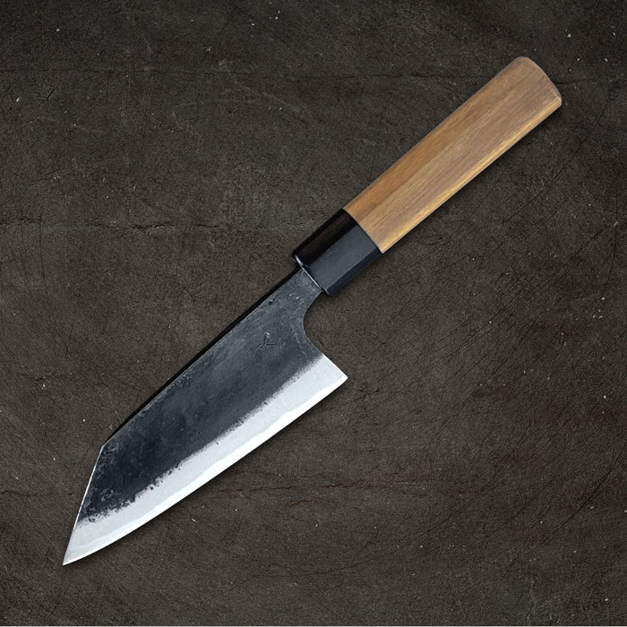 Ishizuchi Blue #2 Kurouchi Kengata Deba 150mm Back