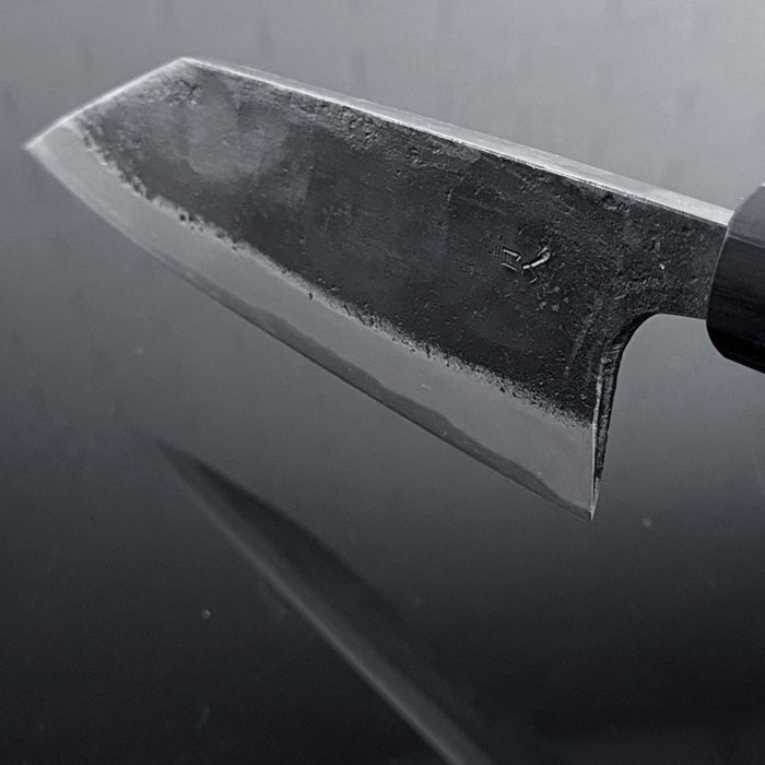Ishizuchi Blue #2 Kurouchi Kengata Deba 150mm Back Blade