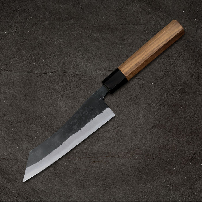 Ishizuchi Blue #2 Kurouchi Hakata 165mm Back Side