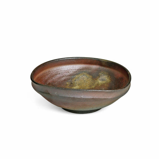 Kanayama Tri-Oval Matte Matte Brown Salad Bowl 17 fl oz / 6.1" x 5.7"