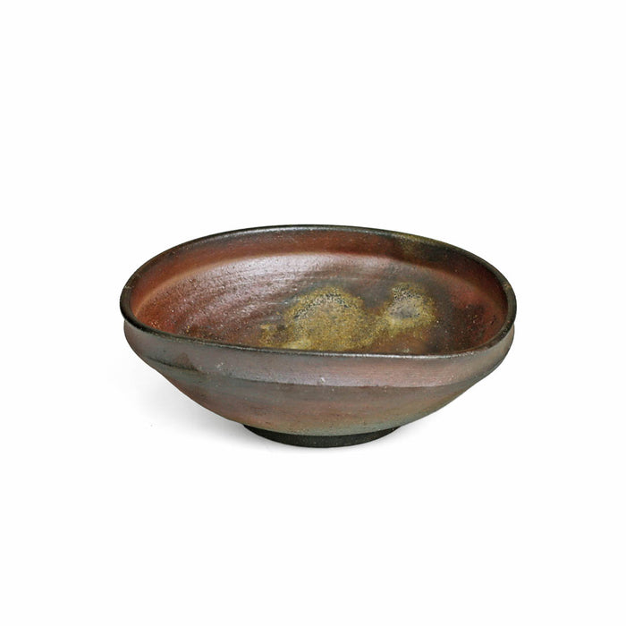 Kanayama Tri-Oval Matte Matte Brown Salad Bowl 17 fl oz / 6.1" x 5.7"