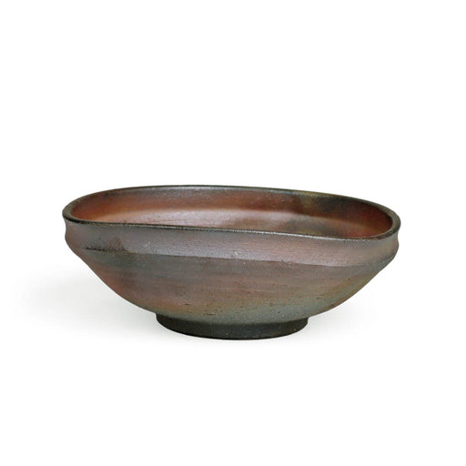 Kanayama Tri-Oval Matte Matte Brown Salad Bowl 17 fl oz / 6.1" x 5.7"