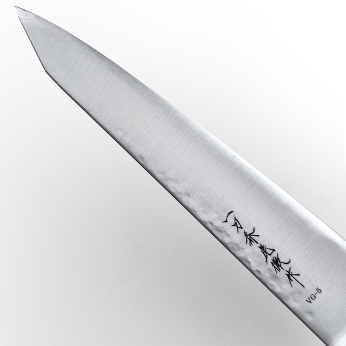 Ittosai Kotetsu VG-5 Kengata Petty 150mm (5.9") - Hammered (Tsuchime)