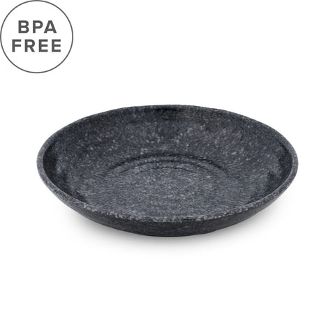 Melamine Stone Grainy Deep Plate 8.1
