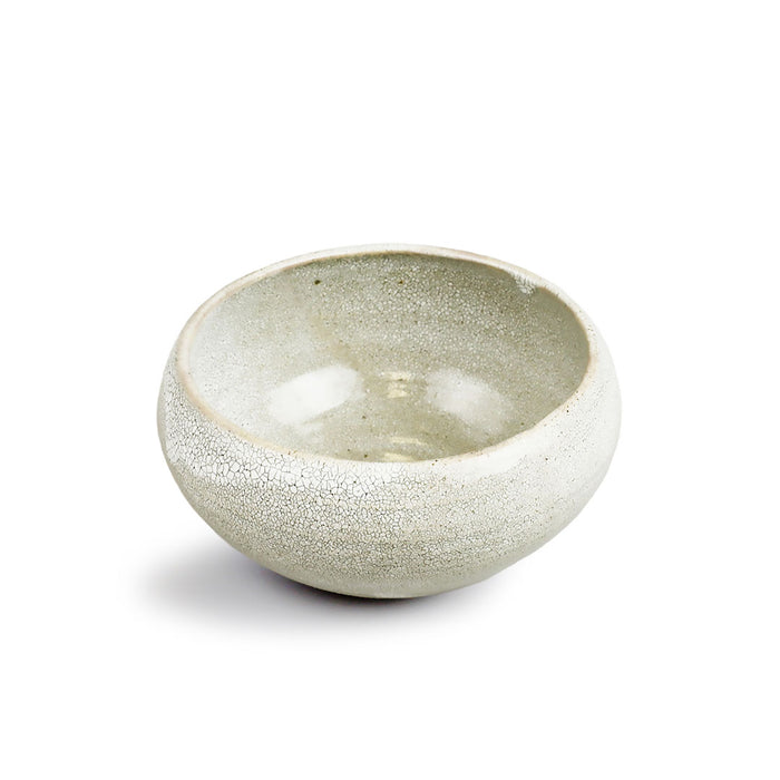 Sabi Kairagi Ivory Crackle Textured Kobachi 18 fl oz / 5.4" dia